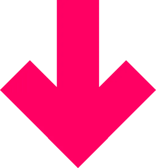 folk icon arrow down pink