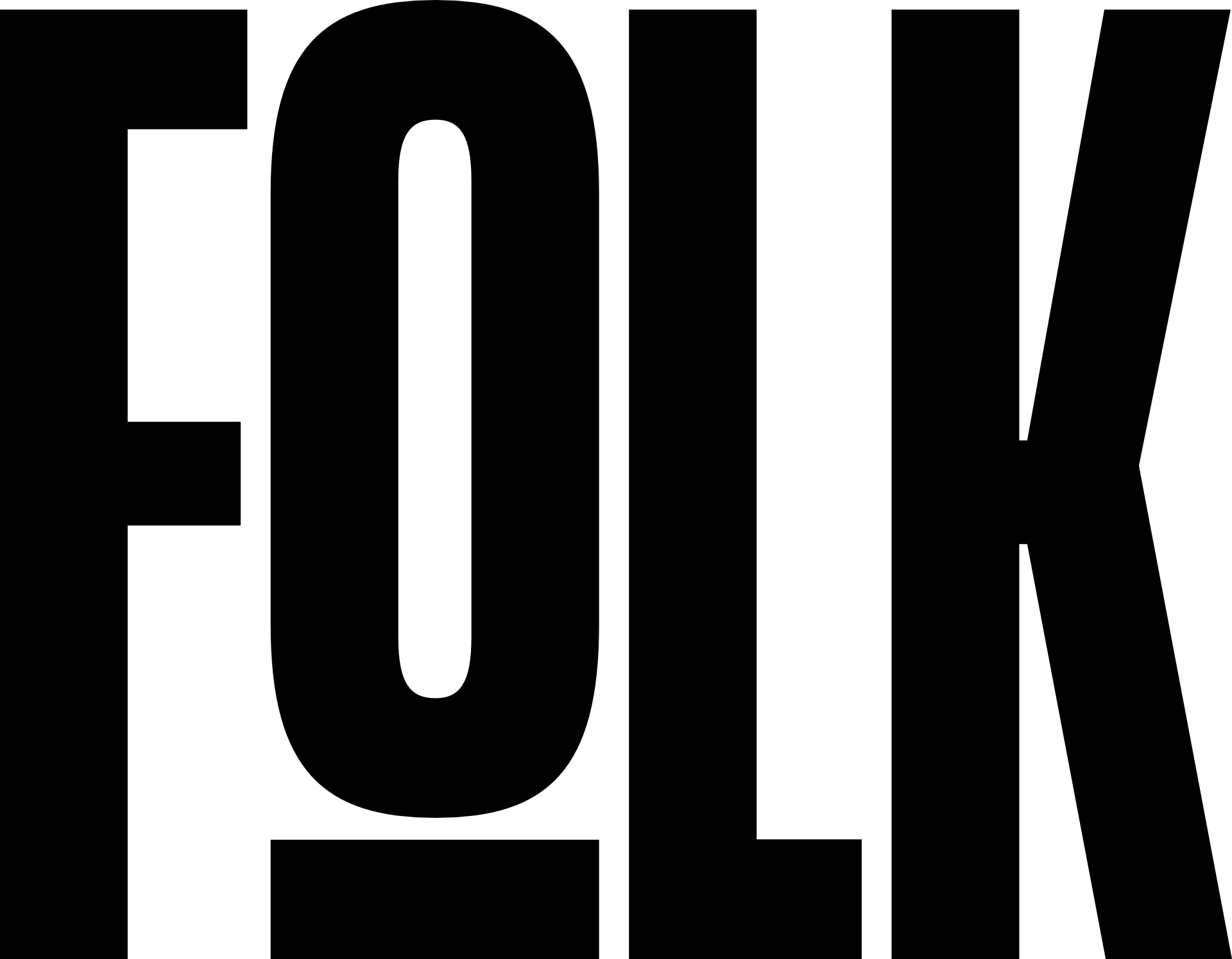 folk logo black
